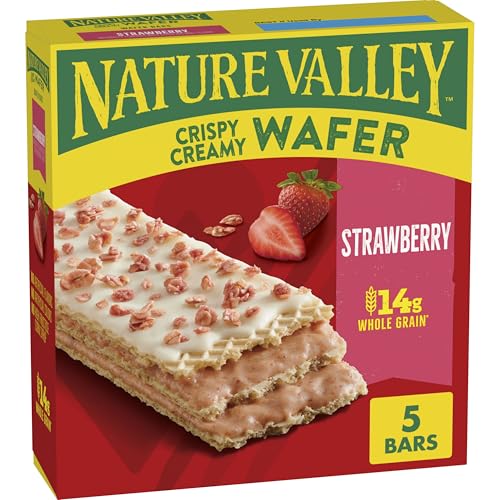 Nature Valley Strawberry Creamy Wafer Bars 5-Count 6.5-Ounce Deal