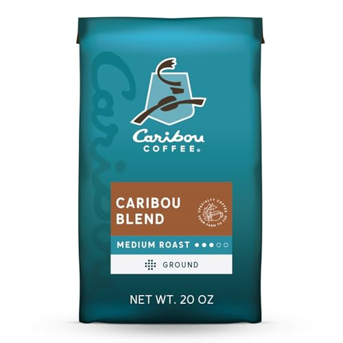 Caribou Coffee Medium Roast Ground Coffee 20 oz