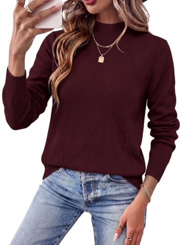 Long Sleeve Mock Neck Sweaters Deal
