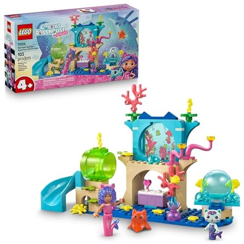 Lego Gabby's Dollhouse Mermaid Gabby's Aquarium Adventure 103-Piece
