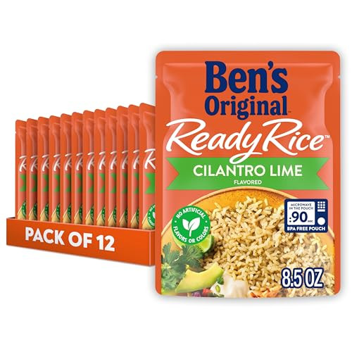 12-Pack 8.5-Oz BEN'S ORIGINAL Ready Rice (Cilantro Lime)