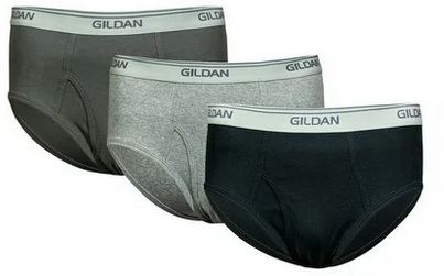 Gildan Men's Cotton Briefs 3-Pack Size 3X