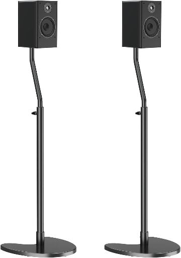 (Prime Deal) Mounting Dream Height Adjustable Speaker Stands One Pair MAX 39" Height Adjustment Deal