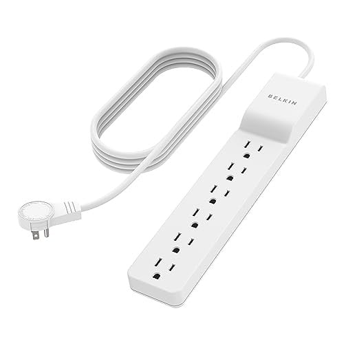 Belkin Surge Protector Power Strip - 6 AC Multiple Outlets