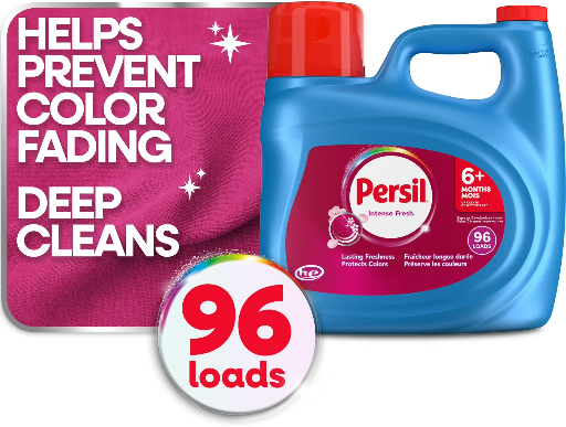 Persil Liquid Laundry Detergent, Intense Fresh OR Deep Clean, 126 fl oz, 96 Loads Deal