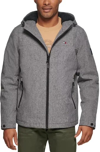 Macy's Daily Pick: Tommy Hilfiger Men's Softshell Hooded Jac deal at Macy's