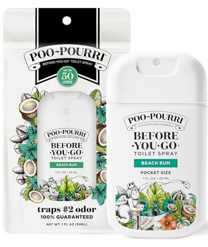 Poo-Pourri Before-You-Go Toilet Spray, 0.34 Fl Oz Pocket Travel Size Deal