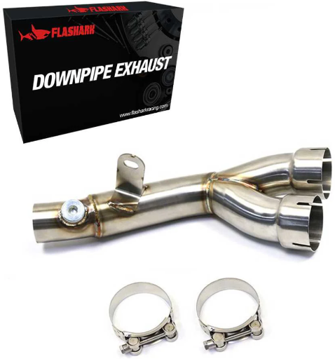 Downpipe Exhaust Y Middle Pipe for 2006-2019 Yamaha YZF-R6 R600