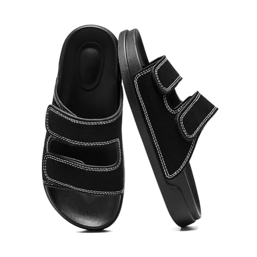 Women's Adjustable Double-Strap Slide Sandals Deal