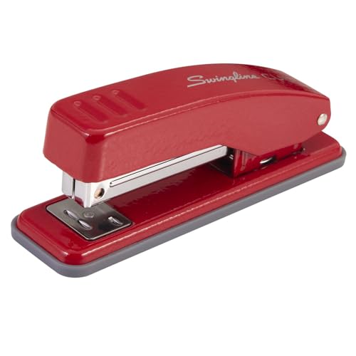 Swingline Cub Compact Metal Desktop Stapler (Red)