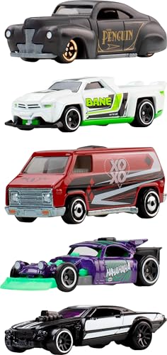 Hot Wheels Batman 5-Pack 1:64 Scale Die-Cast Cars
