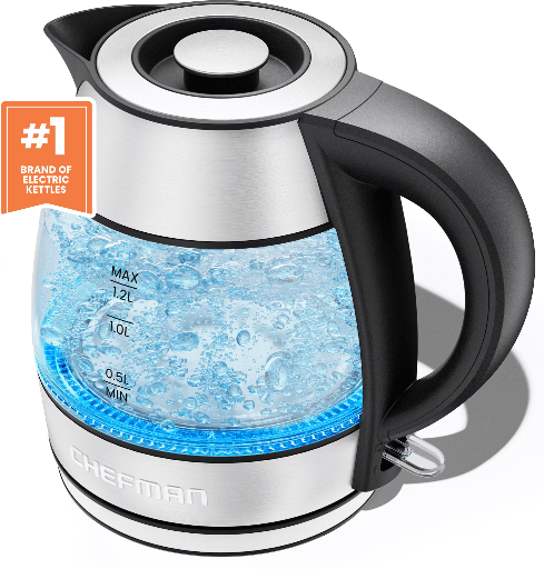 Chefman Rapid Boil Electric Tea Kettle 1.2L