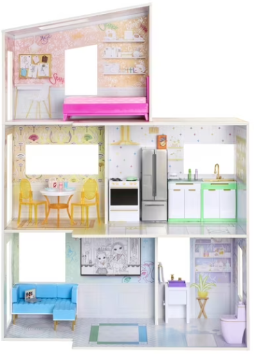 Rainbow High Color & Play 3-Story Doll House w/ Washable Markers & Accessories Deal