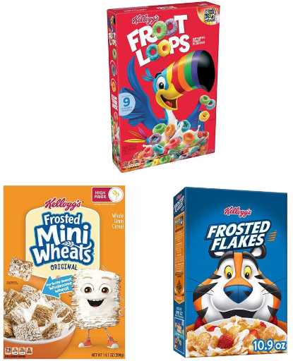KELLOGGS Cereals (Various)  Deal