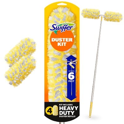 Swiffer Heavy Duty Duster Kit and Refill Pack