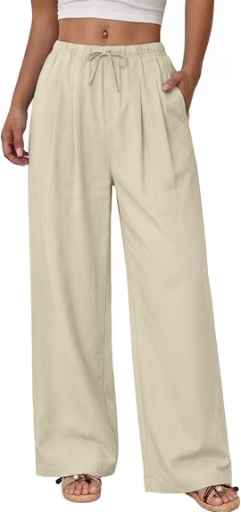Fantaslook Women's High Waisted Wide Leg Pants with Pockets Deal