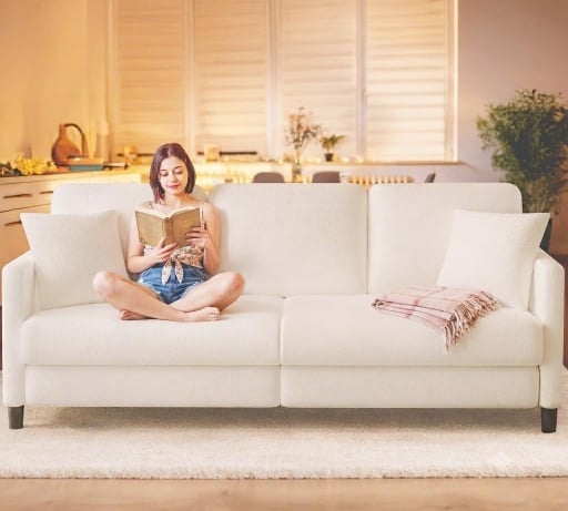 Welzona 83" Teddy Sofa Couch