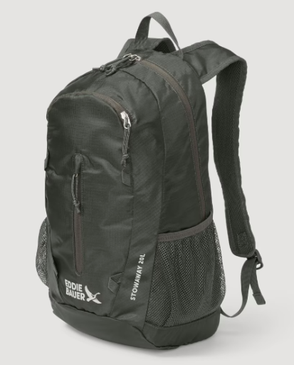 Eddie Bauer Stowaway Packable 20L Polyester Backpack