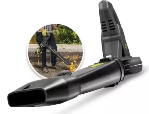 Sun Joe Electric Handheld Leaf Blower 215 MPH 240 CFM 10 Amp Deal