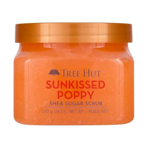 18-Ounce Tree Hut Shea Sugar Scrub Sunkissed Poppy Deal