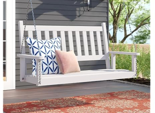 Shine Company Maine 54" Wood Porch Swing