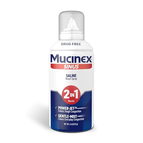 4.5-Oz Mucinex Sinus Saline Nasal Spray & Sinus Rinse