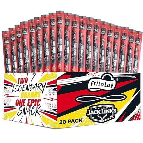 Frito Lay Jack Link’s Doritos Meat Sticks, Sweet & Tangy BBQ, 0.92 oz Sticks (20 Pack) Deal
