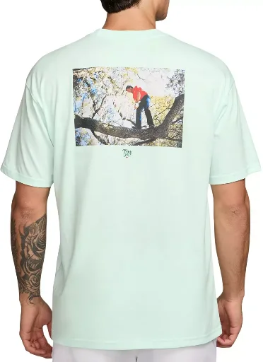 Nike Men's Double Stack Graphic Golf T-Shirt (Barely Green)