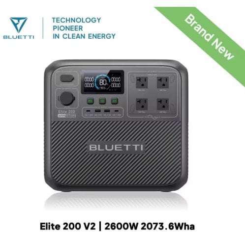 BLUETTI Elite 200 V2 Portable Power Station 2073Wh Deal