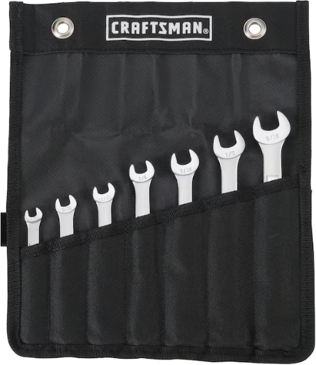 Craftsman 7-Piece SAE 12-Point Combination Wrench Set