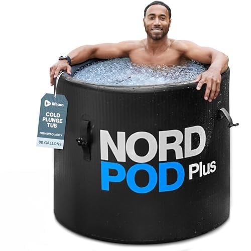 80-Gallon Lifepro NordPod Plus Portable Ice Bath Cold Plunge Tub w/ Lid