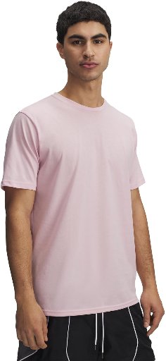 Under Armour Men's Sportstyle Short Sleeve Shirt (Prime Pink)