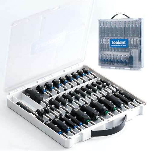 toolant 34-Piece Impact Magnetic Nut Driver Bit Set