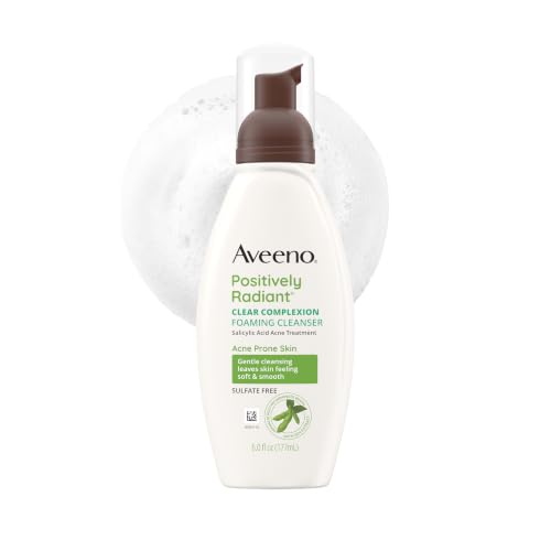 Aveeno Positively Radiant Clear Complexion Foaming Face Cleanser 6 fl oz Deal