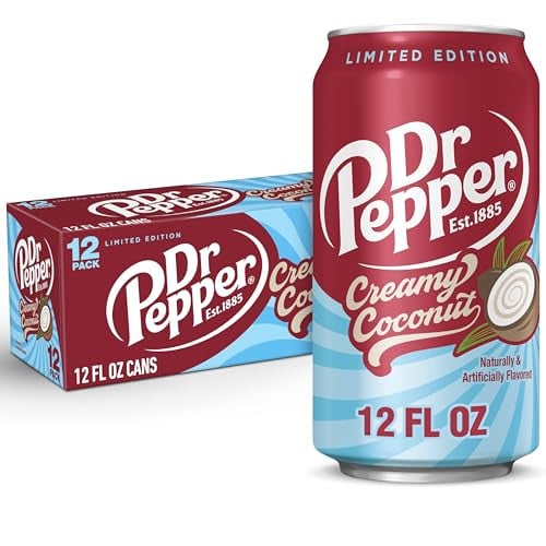 Dr Pepper Creamy Coconut Soda 2 x 12-Pack
