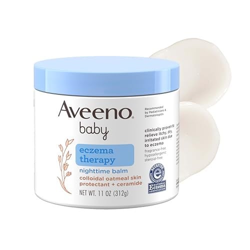 Aveeno Baby Hypoallergenic Eczema Therapy Nighttime Balm 11-Oz Deal