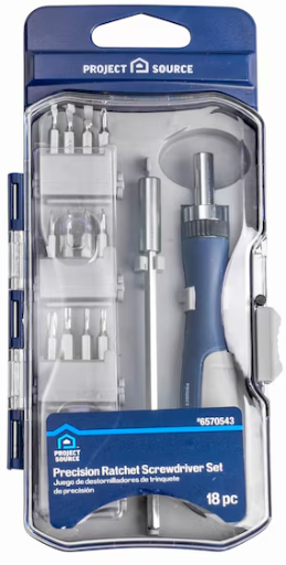Project Source 18-Piece 2-in Ratcheting Multi-Bit Screwdriver Set Deal