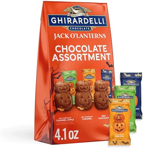 Ghirardelli Jack O’ Lanterns Chocolate Assortment 4.1 oz Bag Deal