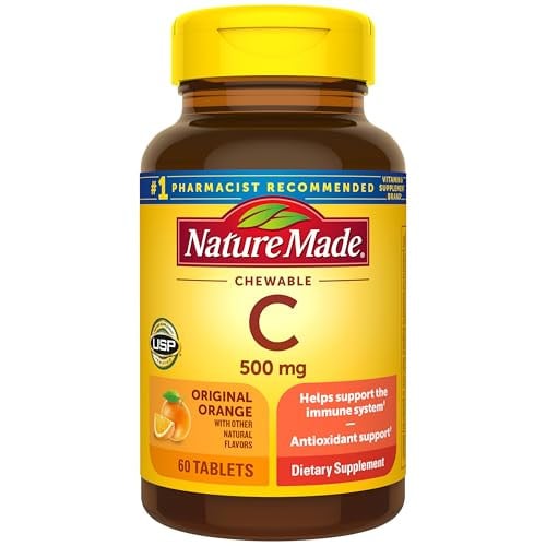 Nature Made Chewable Vitamin C 500mg Tablets 60-Count Deal