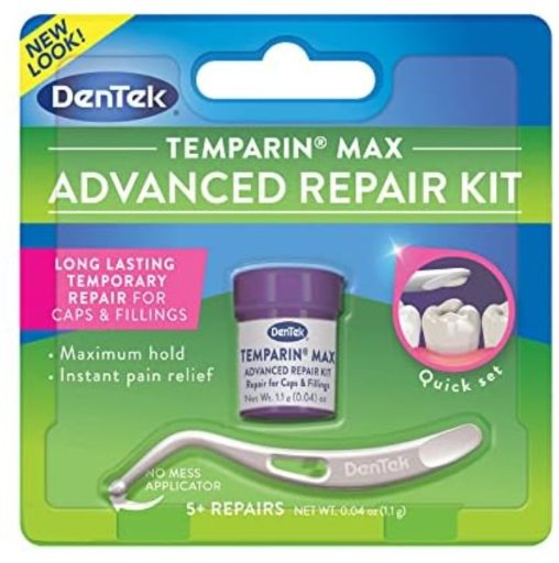 DenTek Temparin Max Advanced Dental Repair Kit, 13+ Repairs
