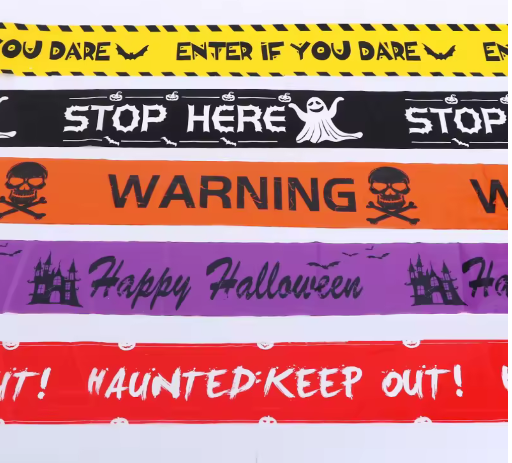 Halloween Warning Tape Decorations