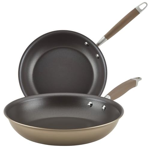 Anolon Advanced Home Non Stick Frying Pans Set (10.25" and 12.75")