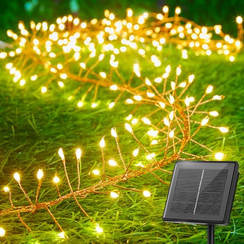 Brightown 120-LED 8-Mode Warm White Outdoor Solar String Lights Deal