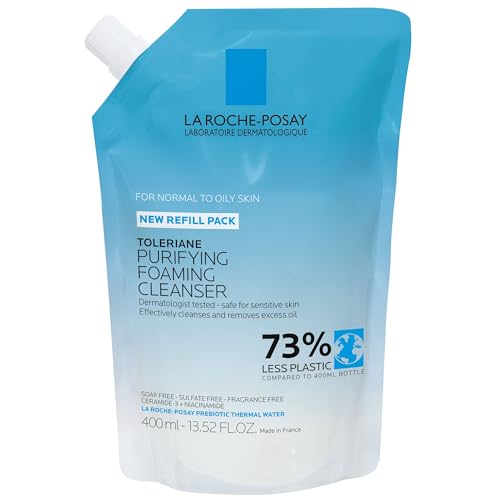 La Roche-Posay Toleriane Purifying Foaming Facial Cleanser Refill Pouch 13.52-Oz Deal
