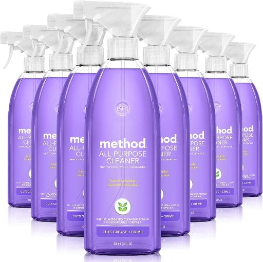 8-Pack 28-Ounce Method All-Purpose Cleaner Spray (French Lavender) Deal