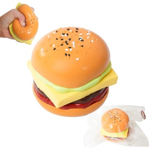 Squishy Hamburger Stress Fidget Toy Deal