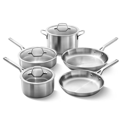 Calphalon Stainless Steel 8-Piece Cookware Set Deal