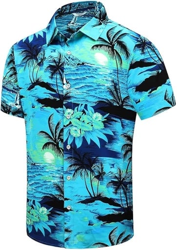 Unisex Button Down Hawaiian Shirts - Many Options!  Deal