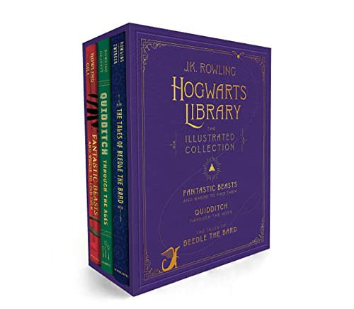 Harry Potter Hogwarts Library: The Illustrated Collection (3 Books, Hardcover)