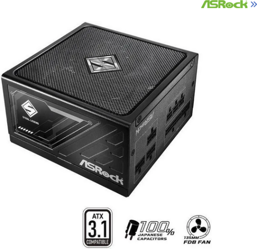 ASRock Steel Legend 650W 80 Plus Gold Modular PSU